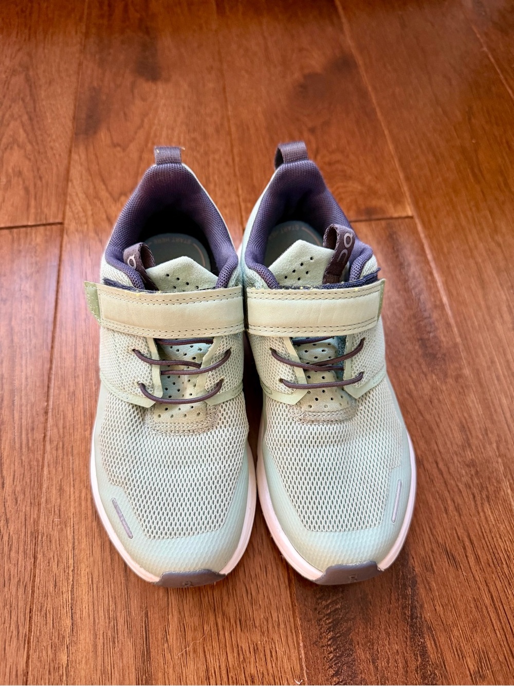 On Running Mint Green kids Sneakers